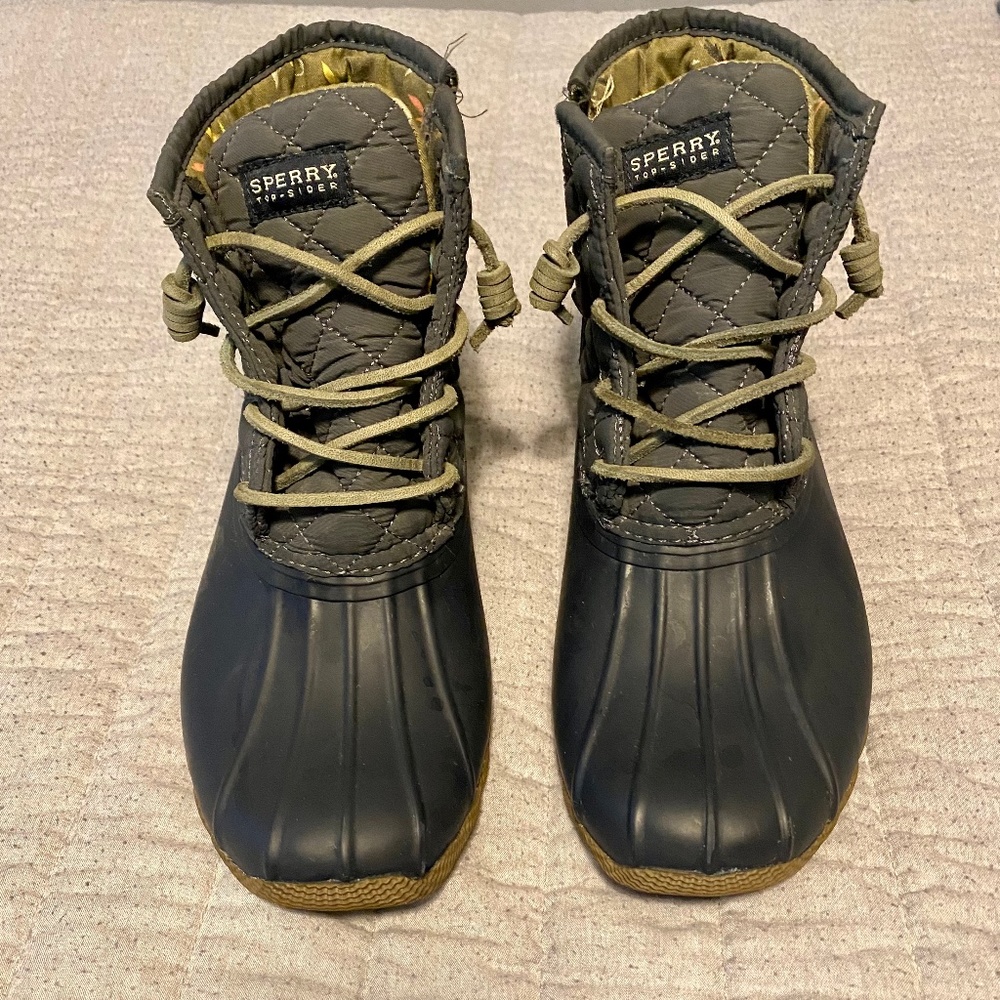 Sperry boots 🥾 black 🥾 size 7.5